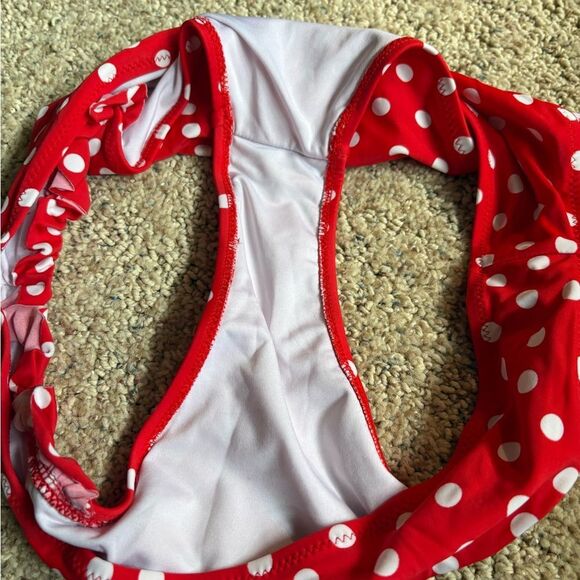 💥 Buy 2 get 1 Free 💥 Cupshe  Polka Dot Bikini Bottoms New Without  Tags - Picture 4 of 4